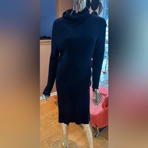 Dana Buchman Navy Long Sleeve Dress
